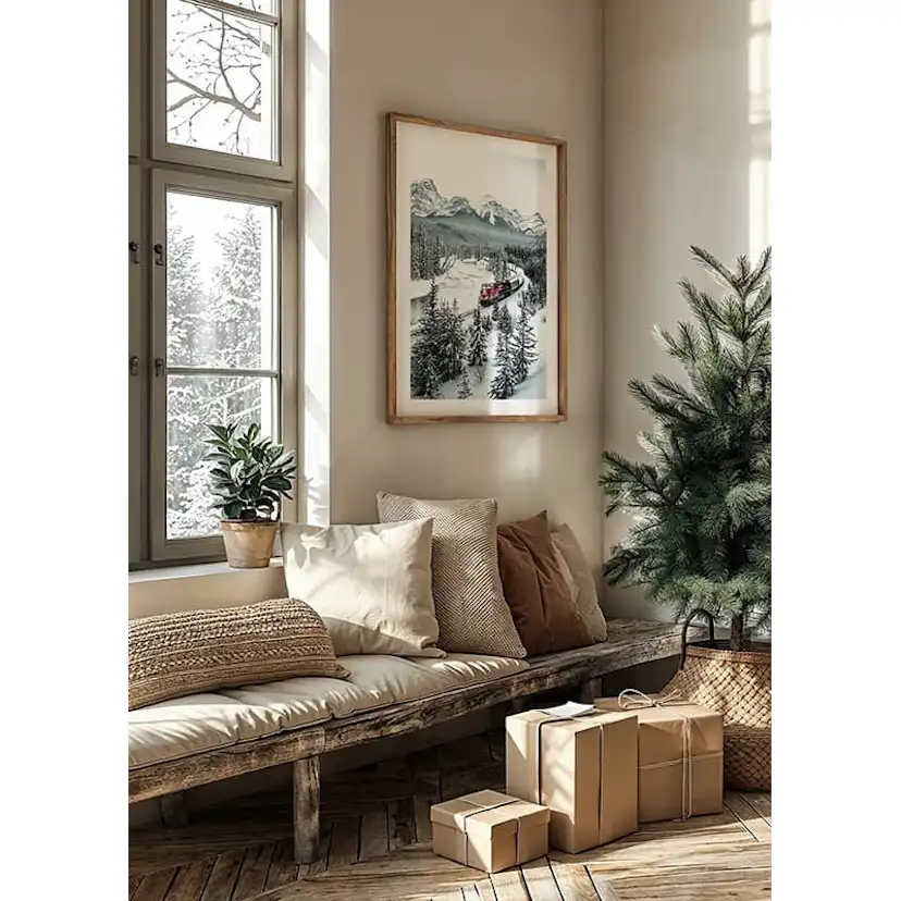 Poster Gallerix Winter Train No2