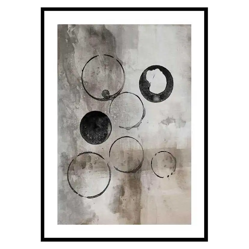 Poster Gallerix Fonds de bouteilles