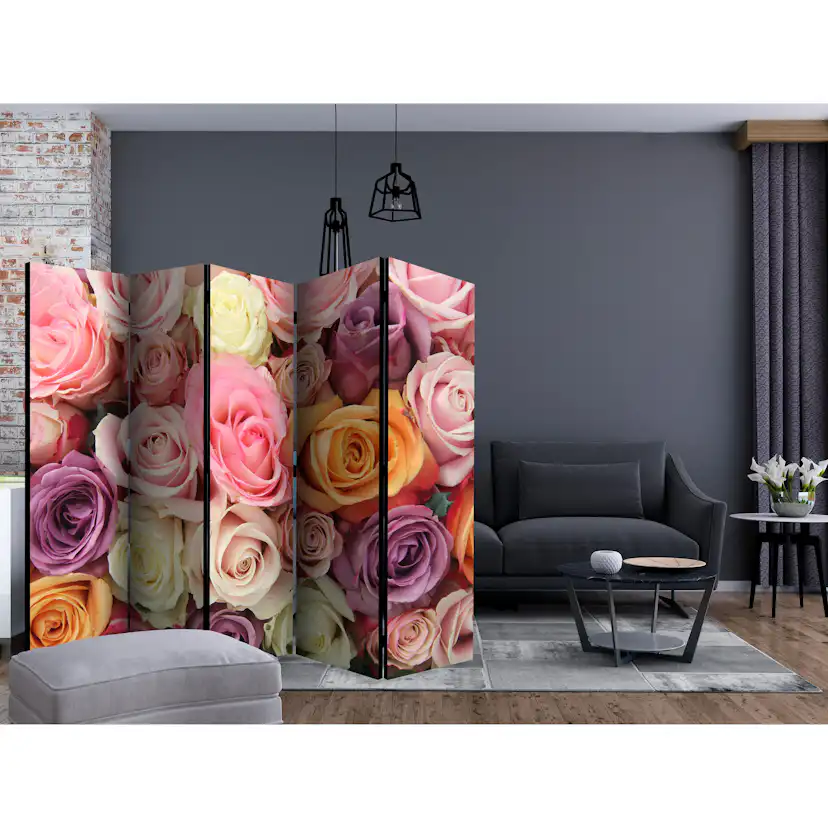 Rumsavdelare Arkiio Pastel Roses II 225x172 cm