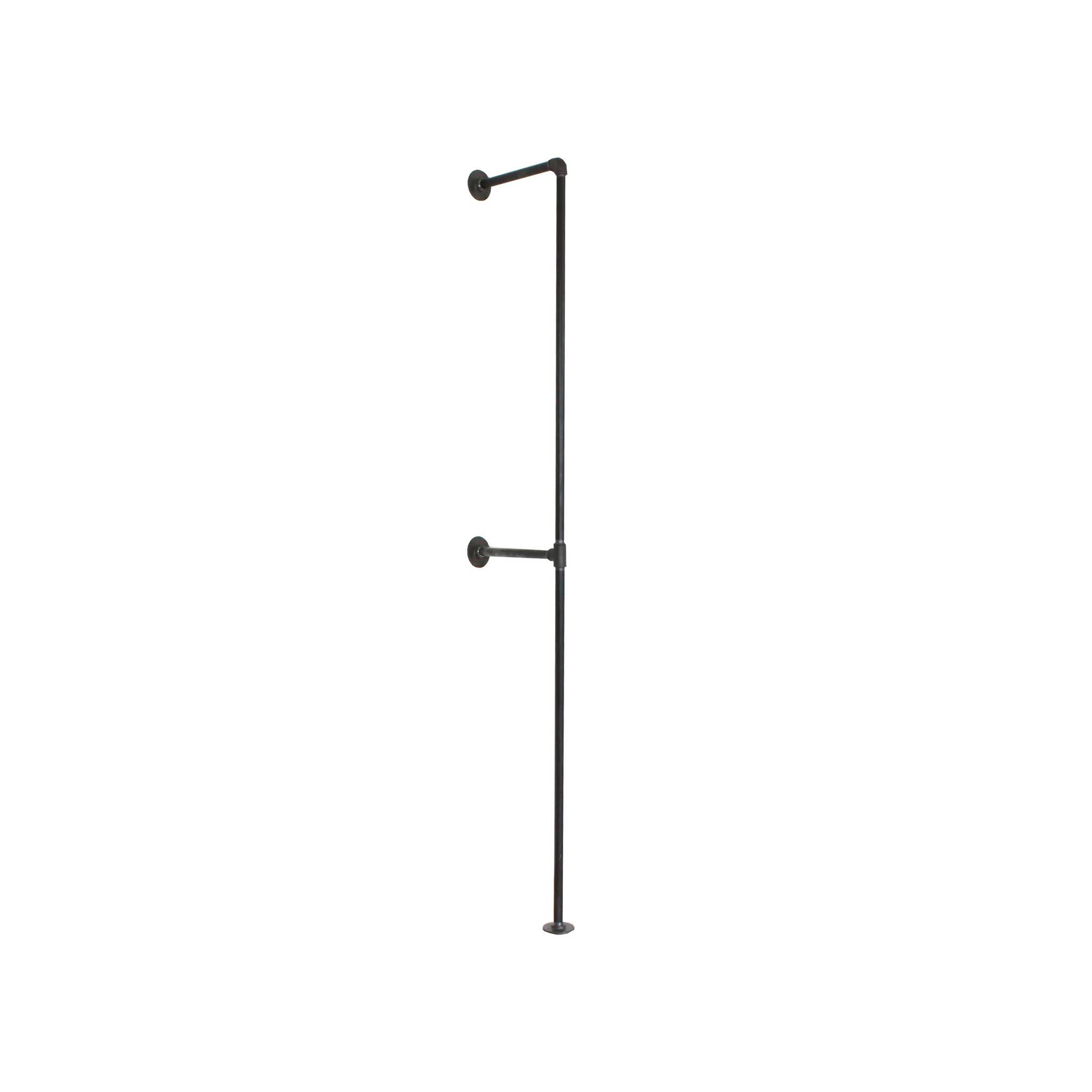 Klädställning Simpel Racks Long Island City Väggmonterad Dubbel 210 cm