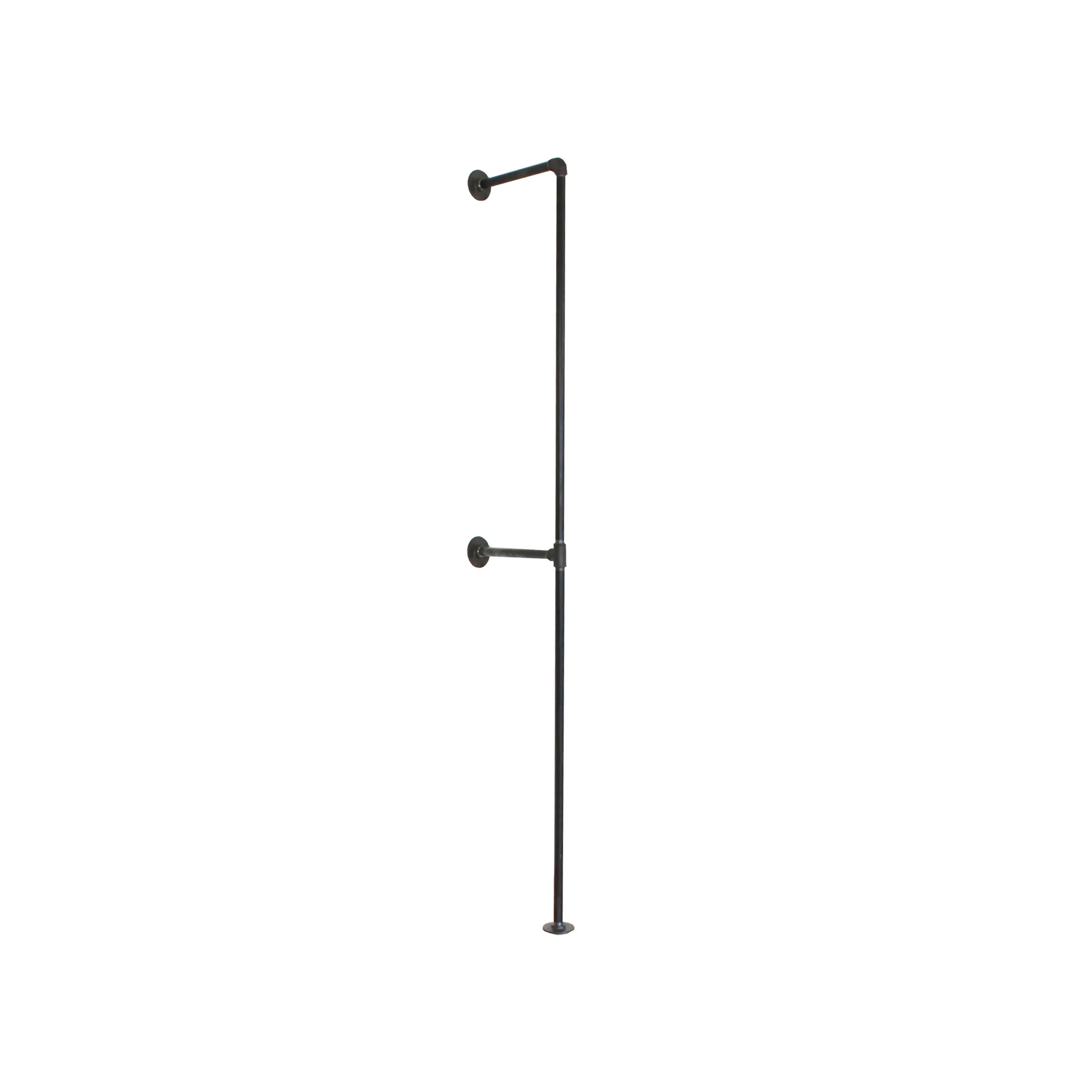 Klädställning Simpel Racks Long Island City Väggmonterad Dubbel 210 cm