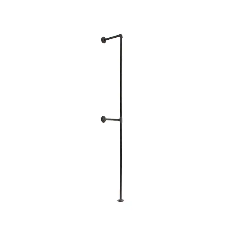 Klädställning Simpel Racks Long Island City Väggmonterad Dubbel 210 cm