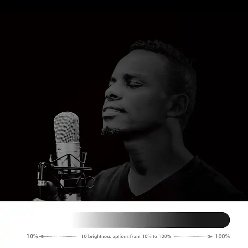 Ljusring LogiLink Hjärtform RGB Med Bordsstativ