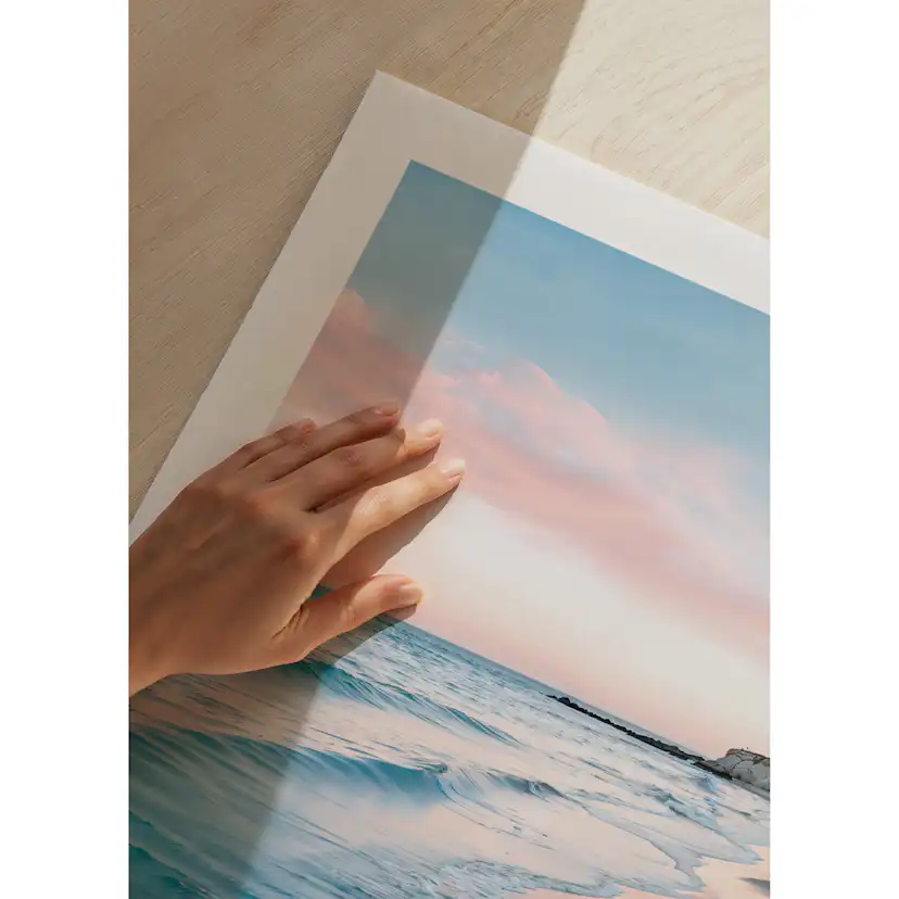 Poster Gallerix Ocean In Pink And Blue