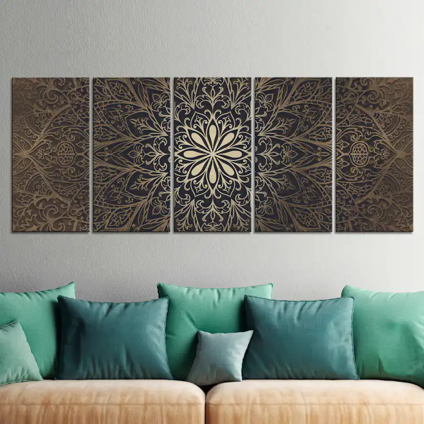 Tavla Arkiio Brown Mandala
