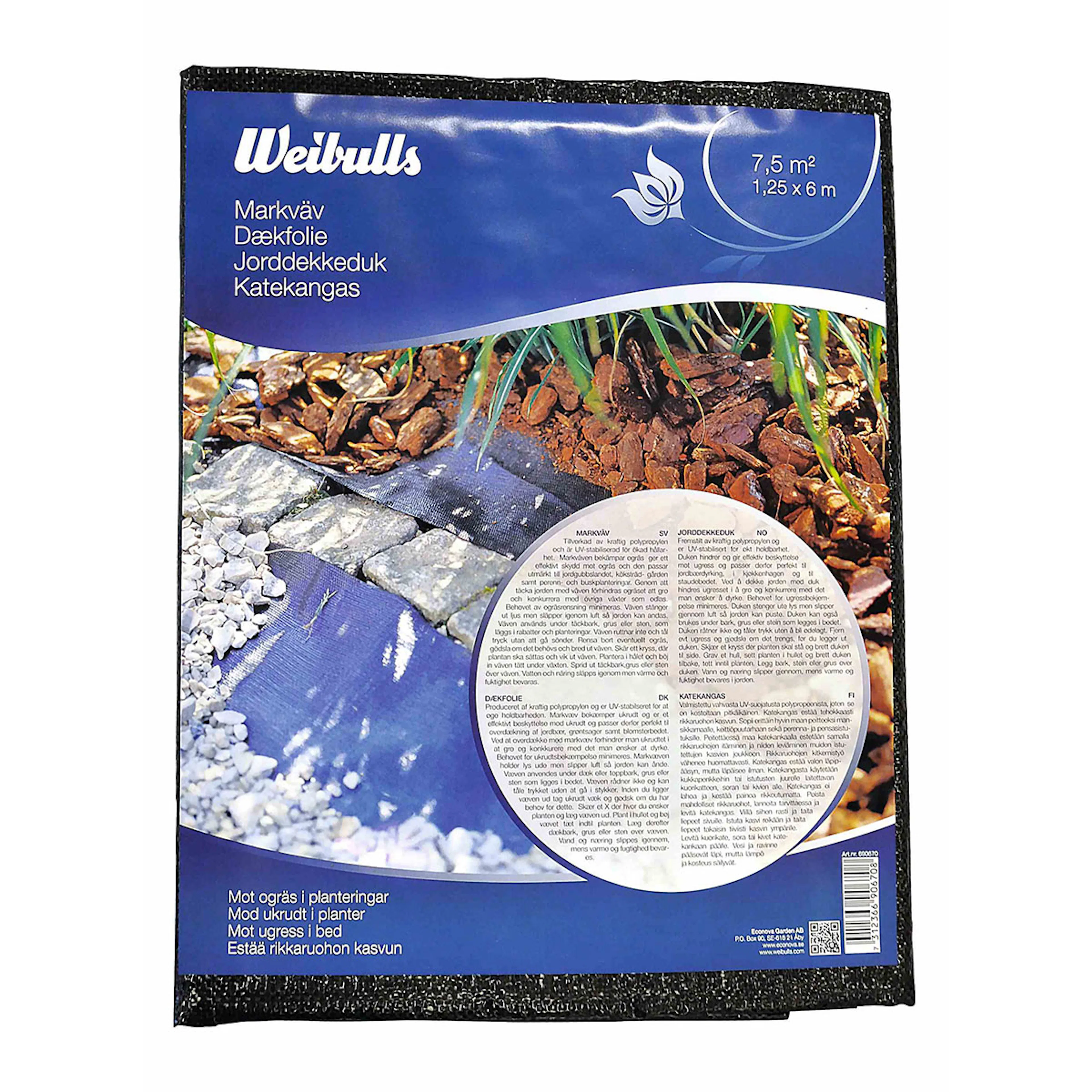 Markväv Weibulls 1,25x6 m