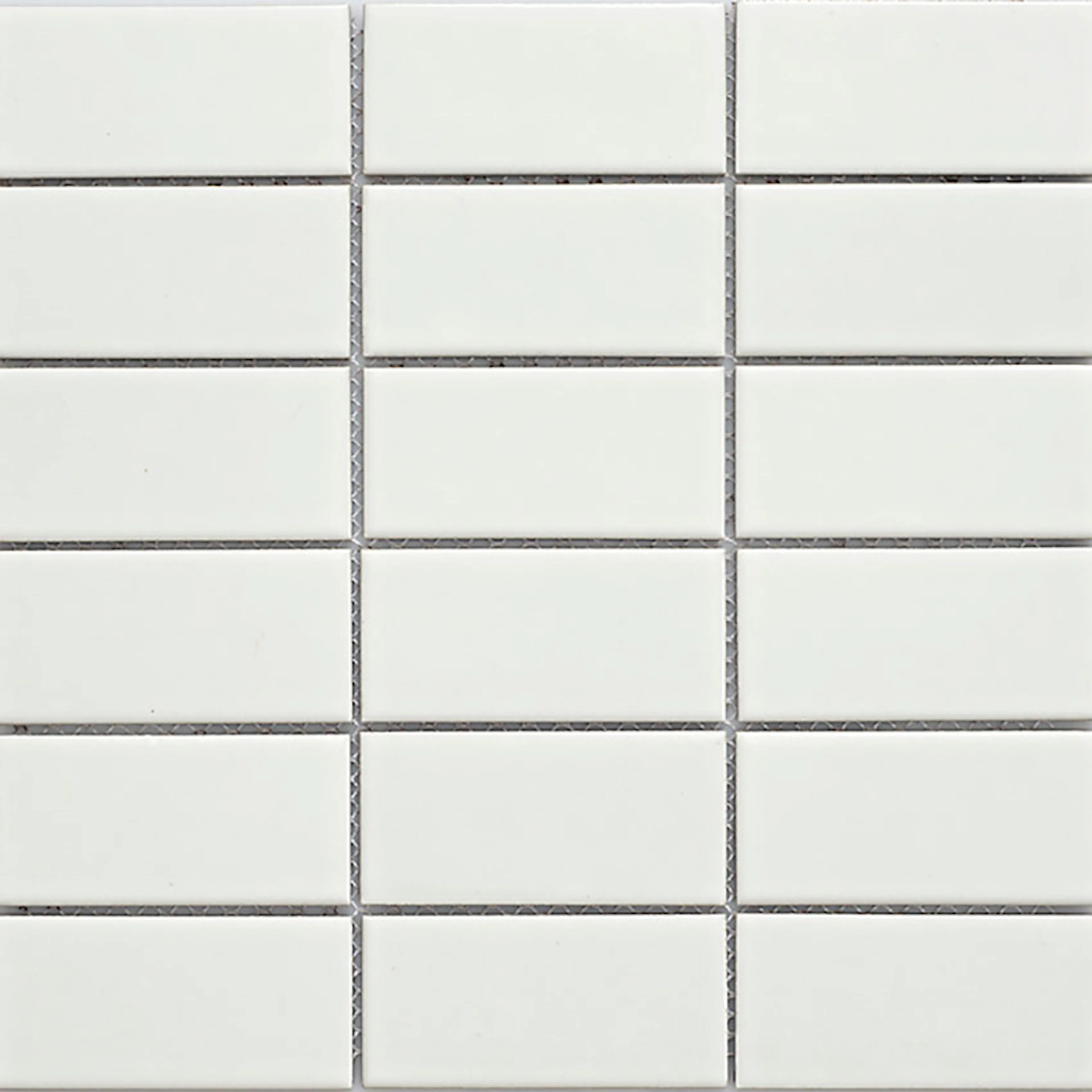 Klinkermosaik Arredo Titan Vit Matt 5x10 cm
