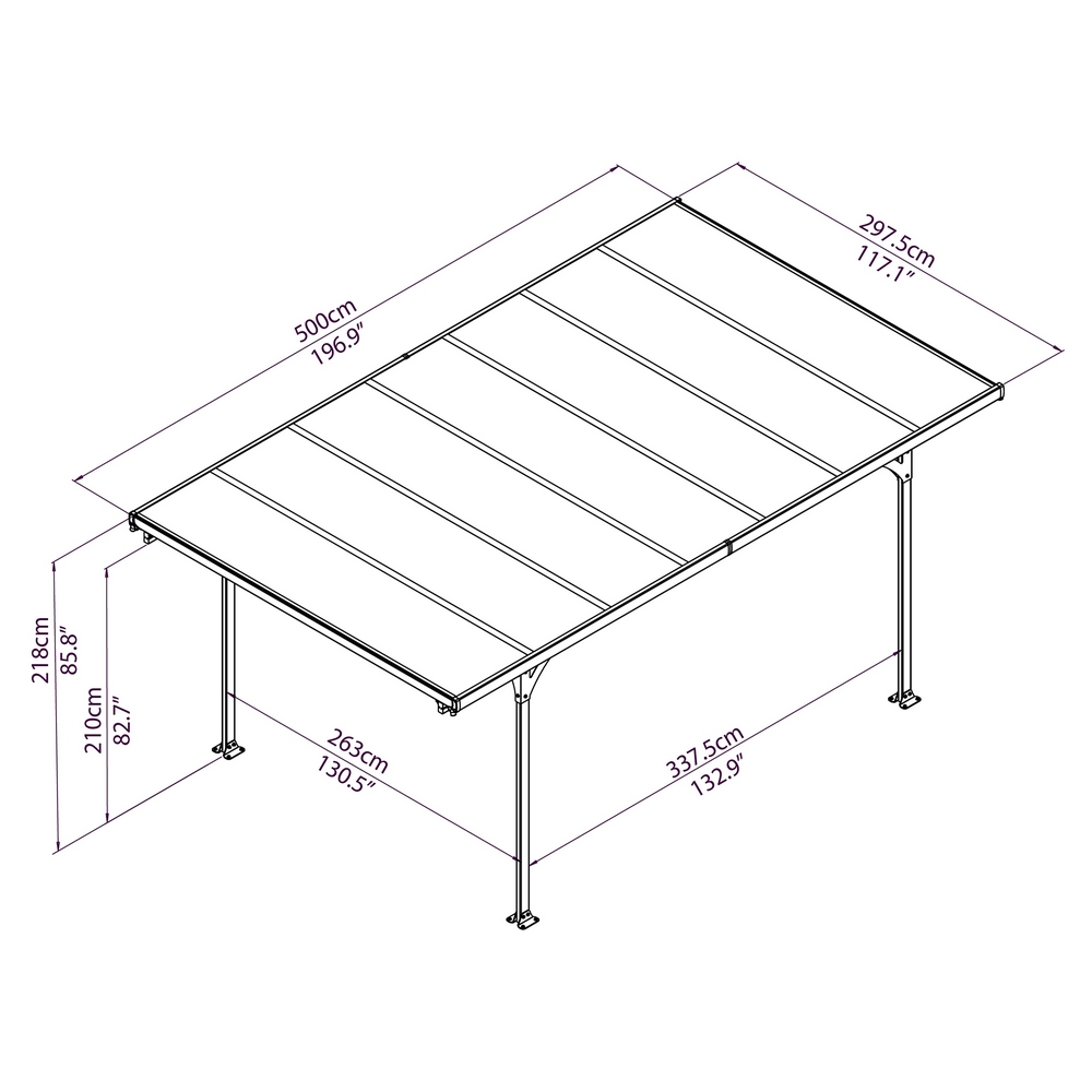Carport Canopia by Palram Verona 5000