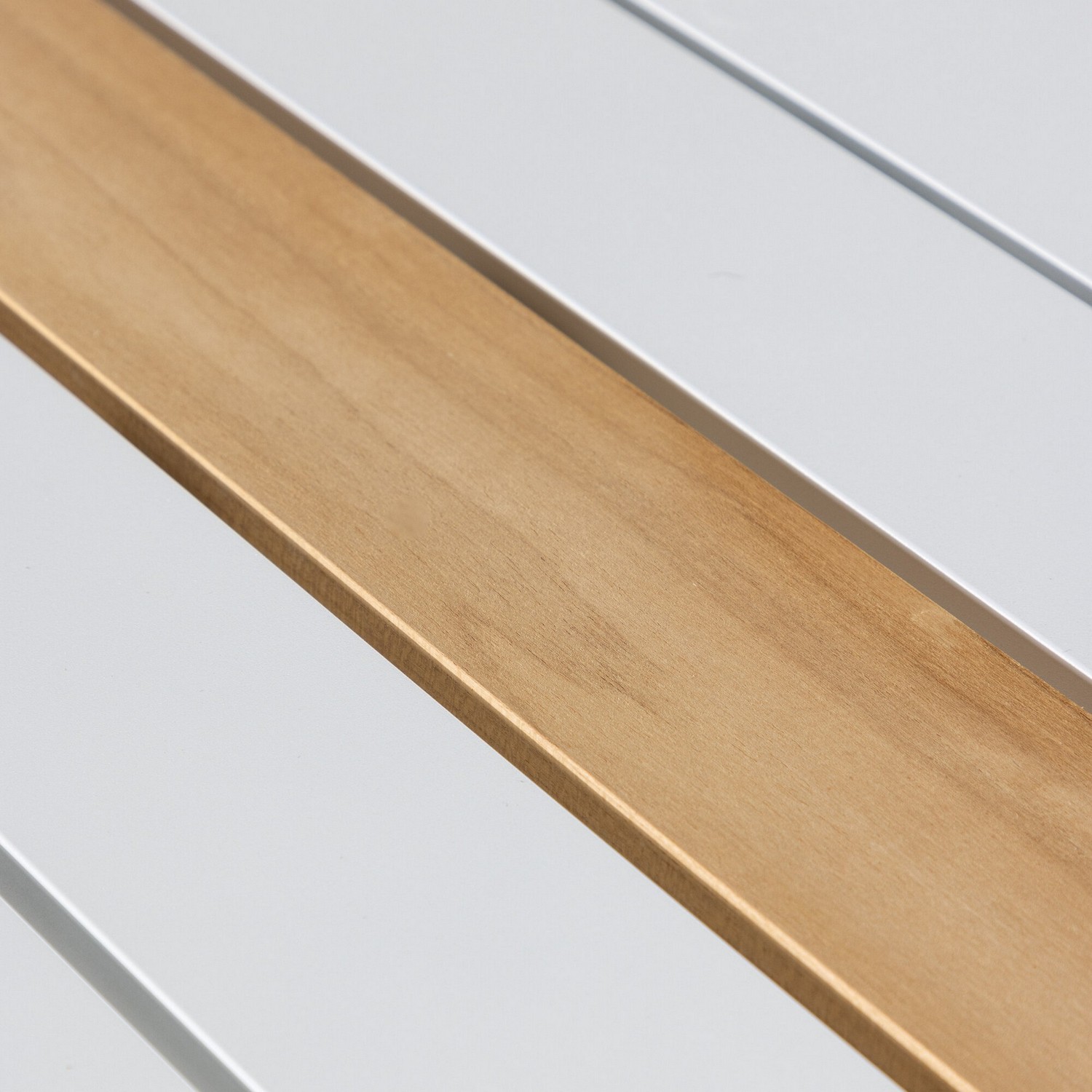 Togo Dining Table, White, Teak, Aluminum Vit