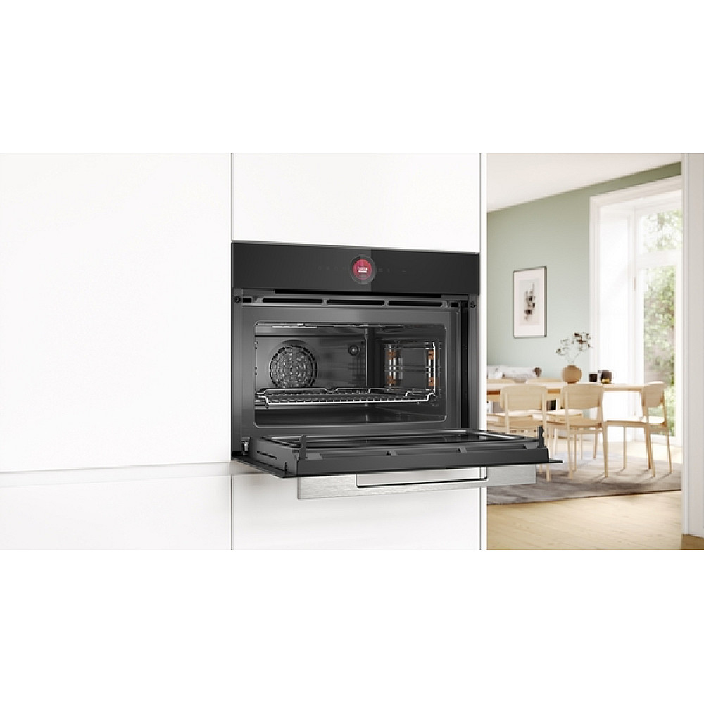 Ugn och Mikro Bosch HBG7221B1 + CMG7241B1 Serie 8 Kompaktugn Med WiFi