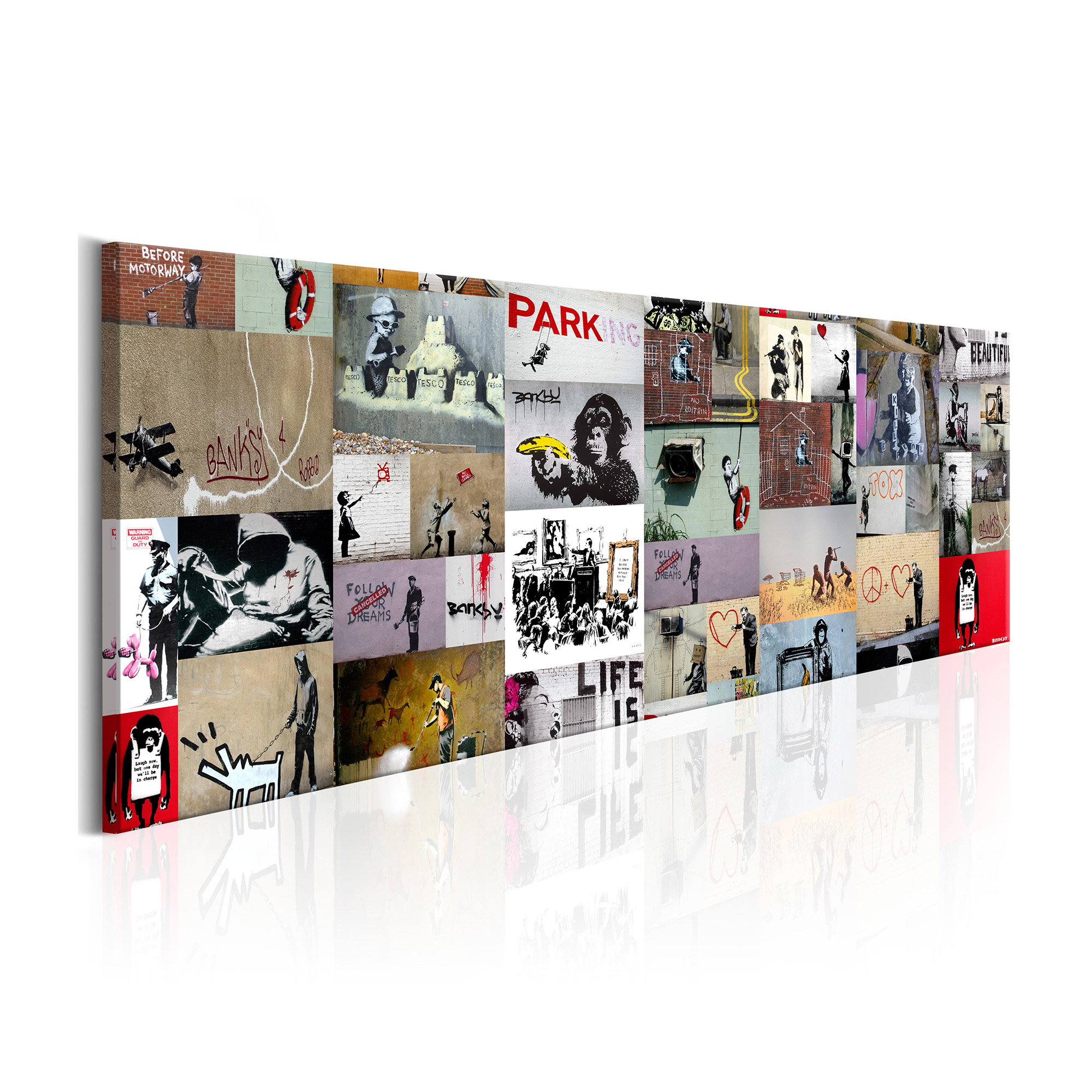 Tavla Arkiio Art Of Collage Banksy II