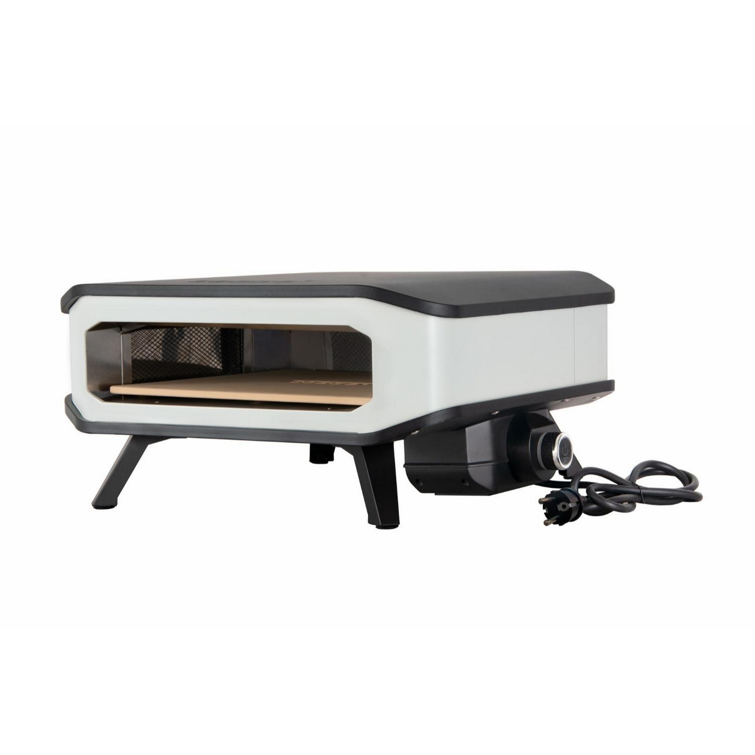 Pizzaugn Cozze El 17 tum med Pizzasten och Frontlucka