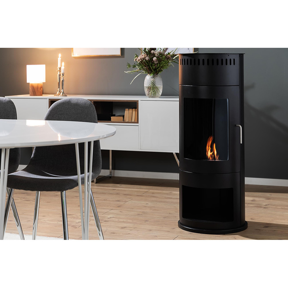 Braskamin Arkiio Corbo Etanolkamin Fristående 112 cm Svart