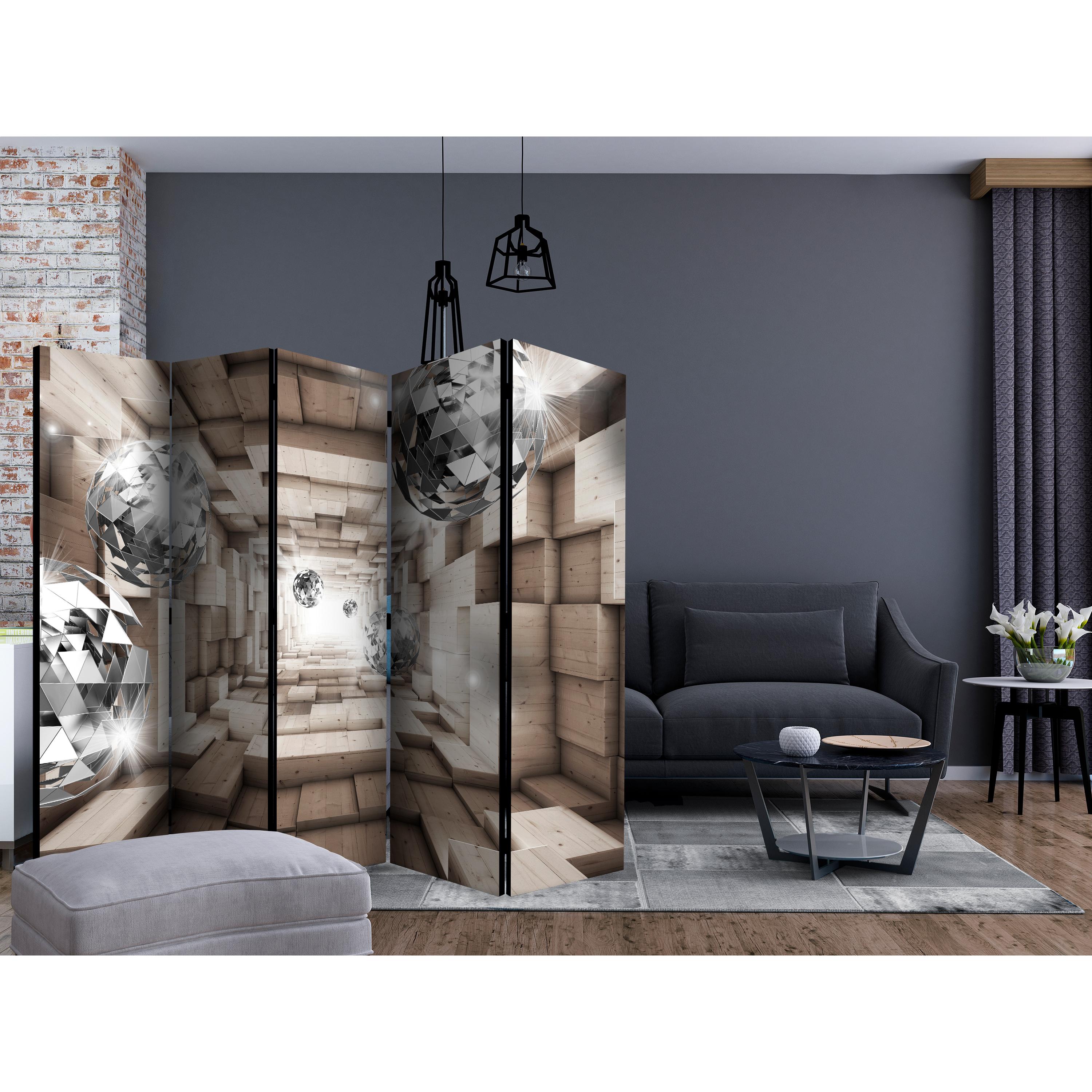 Rumsavdelare Arkiio In A Wooden Tunnel II 225x172 cm