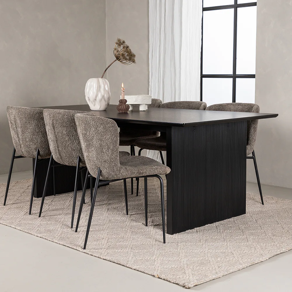 Beige/Svart