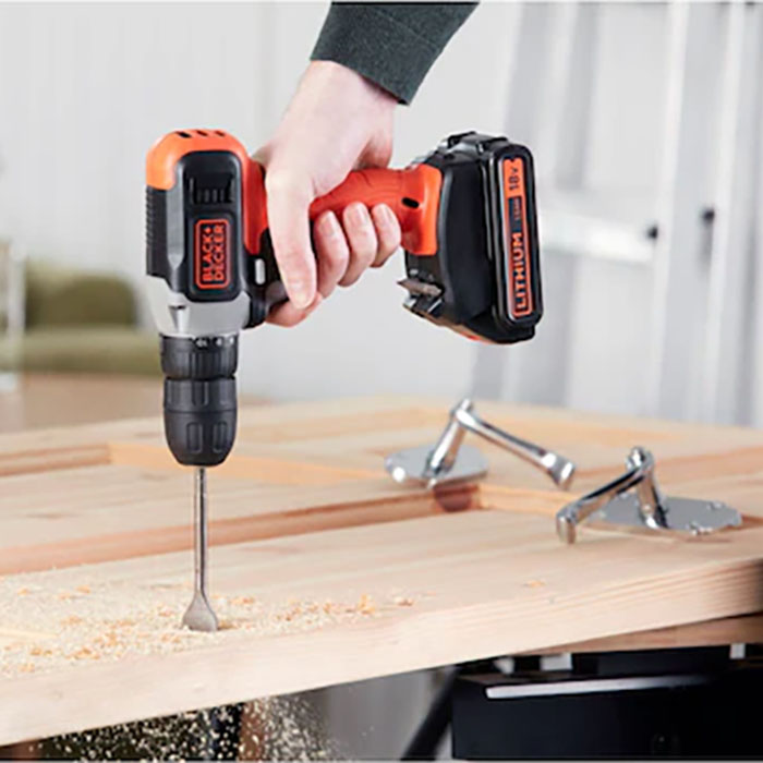 Borrskruvdragare Black & Decker BCD001C1 1X1 5Ah Batteri