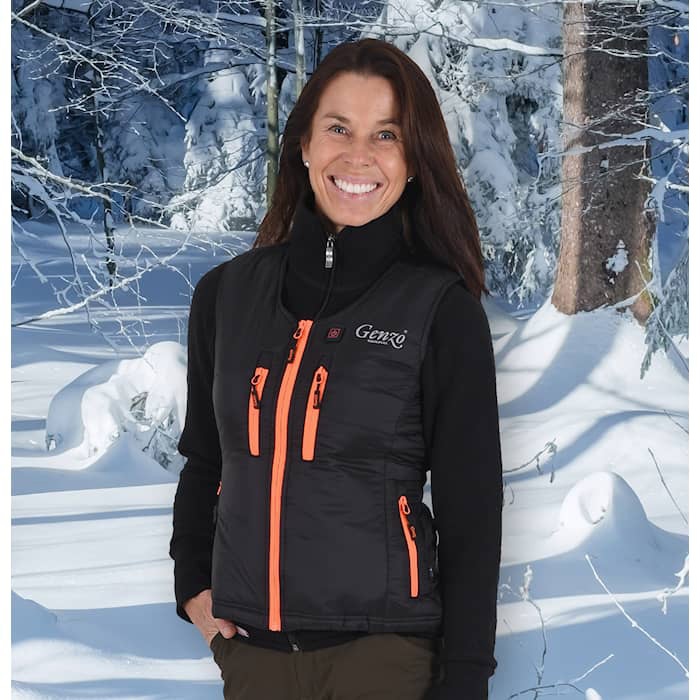 Värmeväst Genzo Arctic Original Dam med Batteri & Laddare