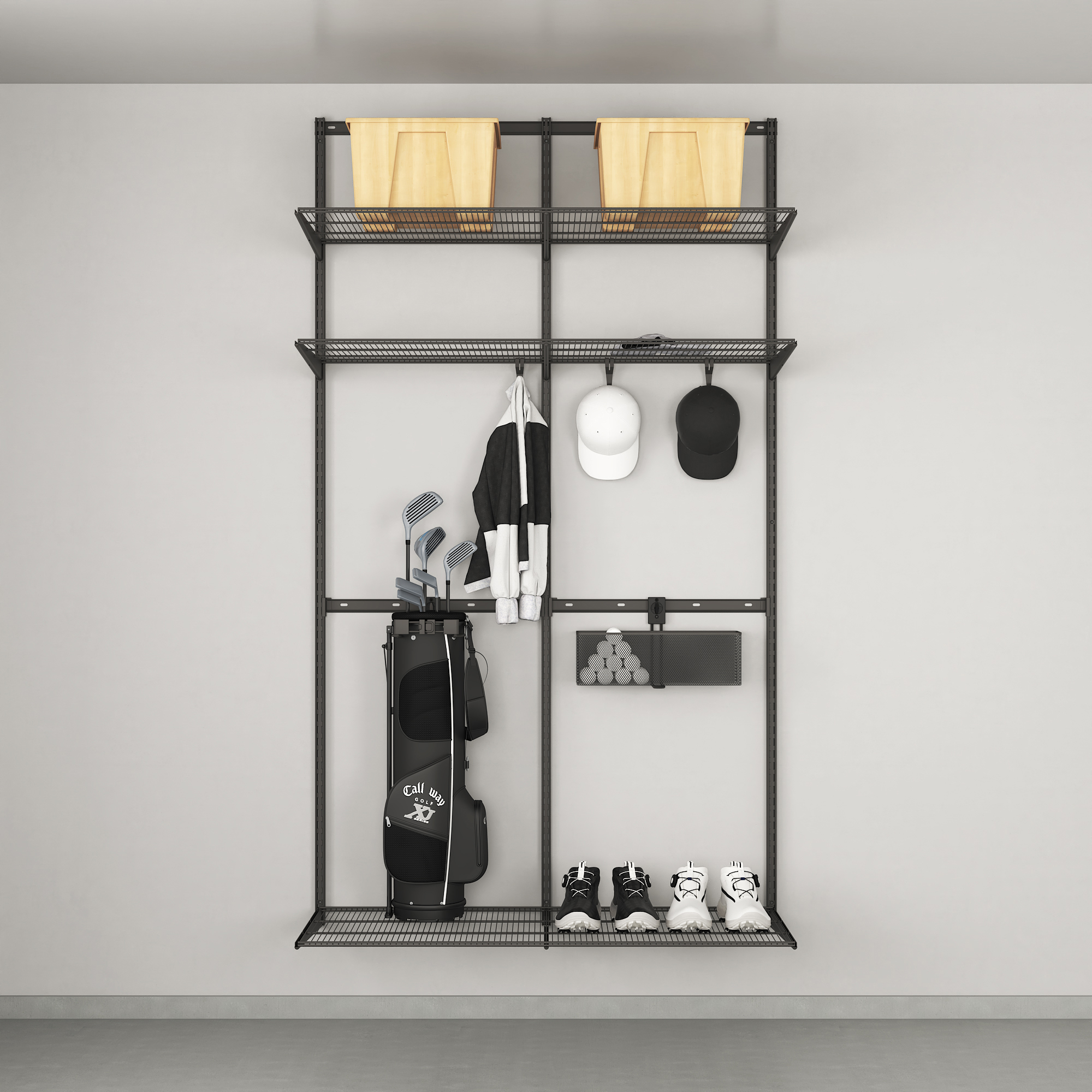 Golfförvaring Elfa Ready Solution 1 Garage+ B: 1248 mm