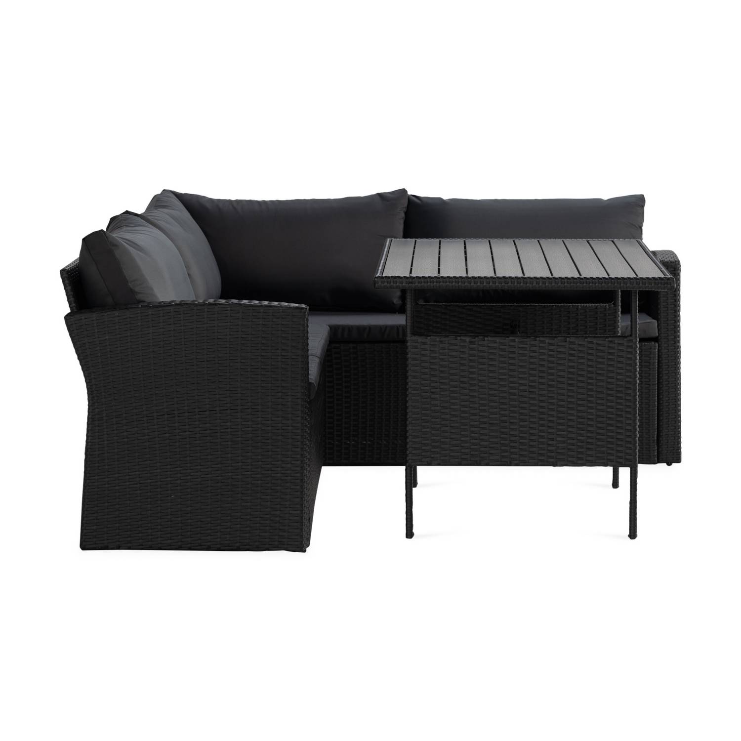 Loungegrupp Comfort Garden James Light Soffgrupp Utomhus  5-sits med Bordsskiva i Aintwood