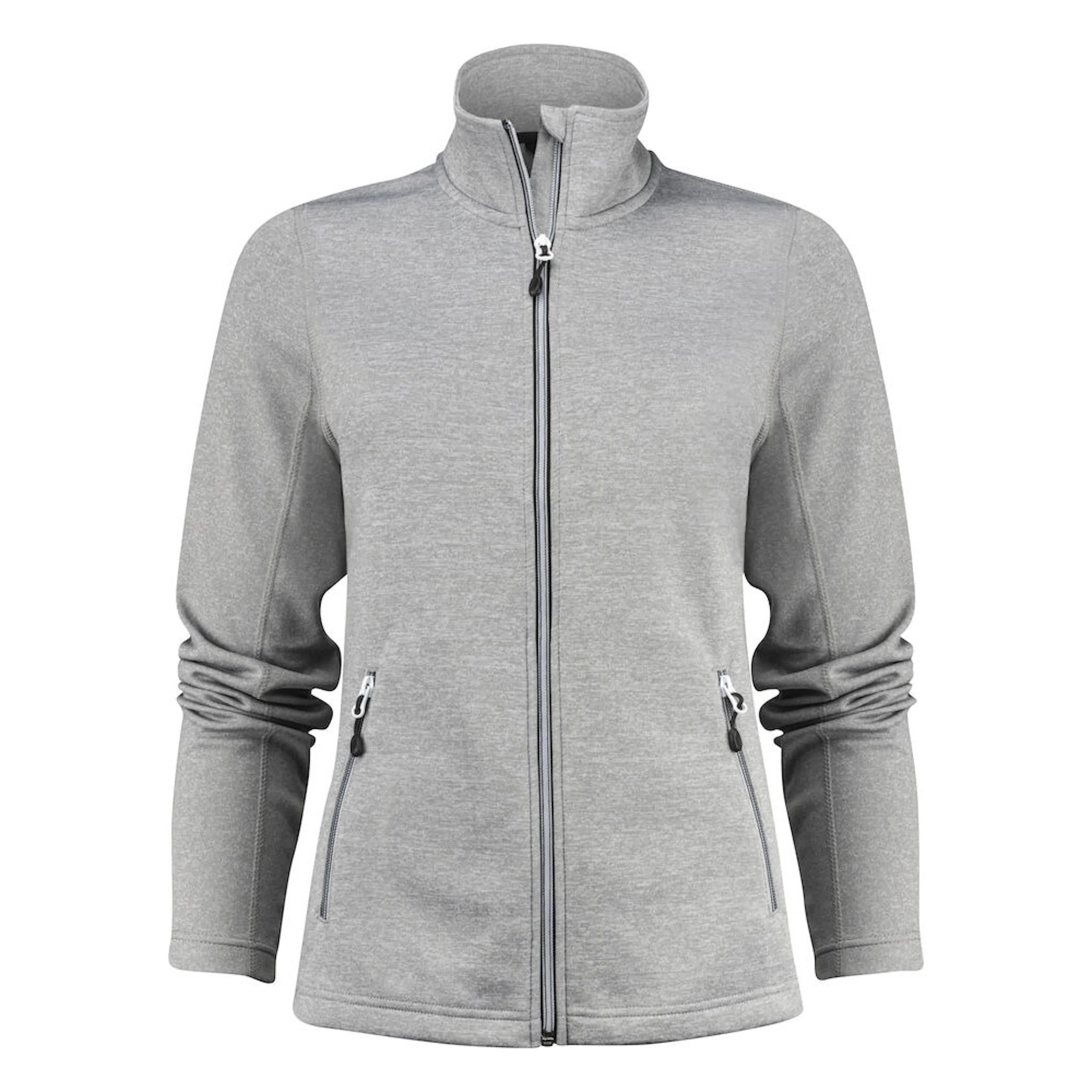 Printer Powerslide Lady Zip jacket Grey melange M Storlek: M, Färg: Gråmelerad