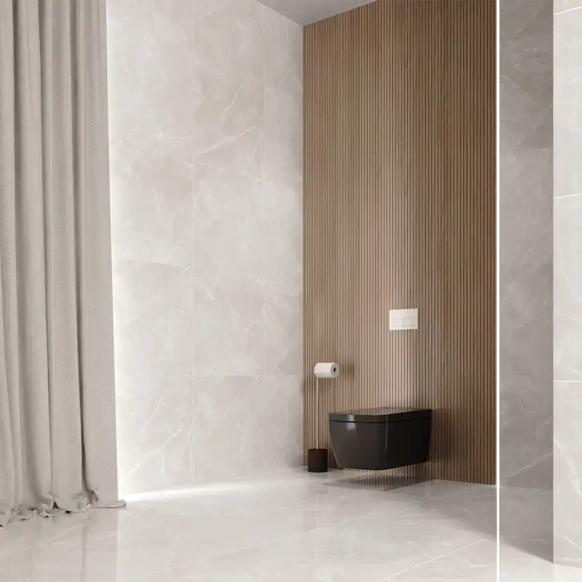 Klinker Tenfors Pulpis Light Grey Marmor Blank 60x60