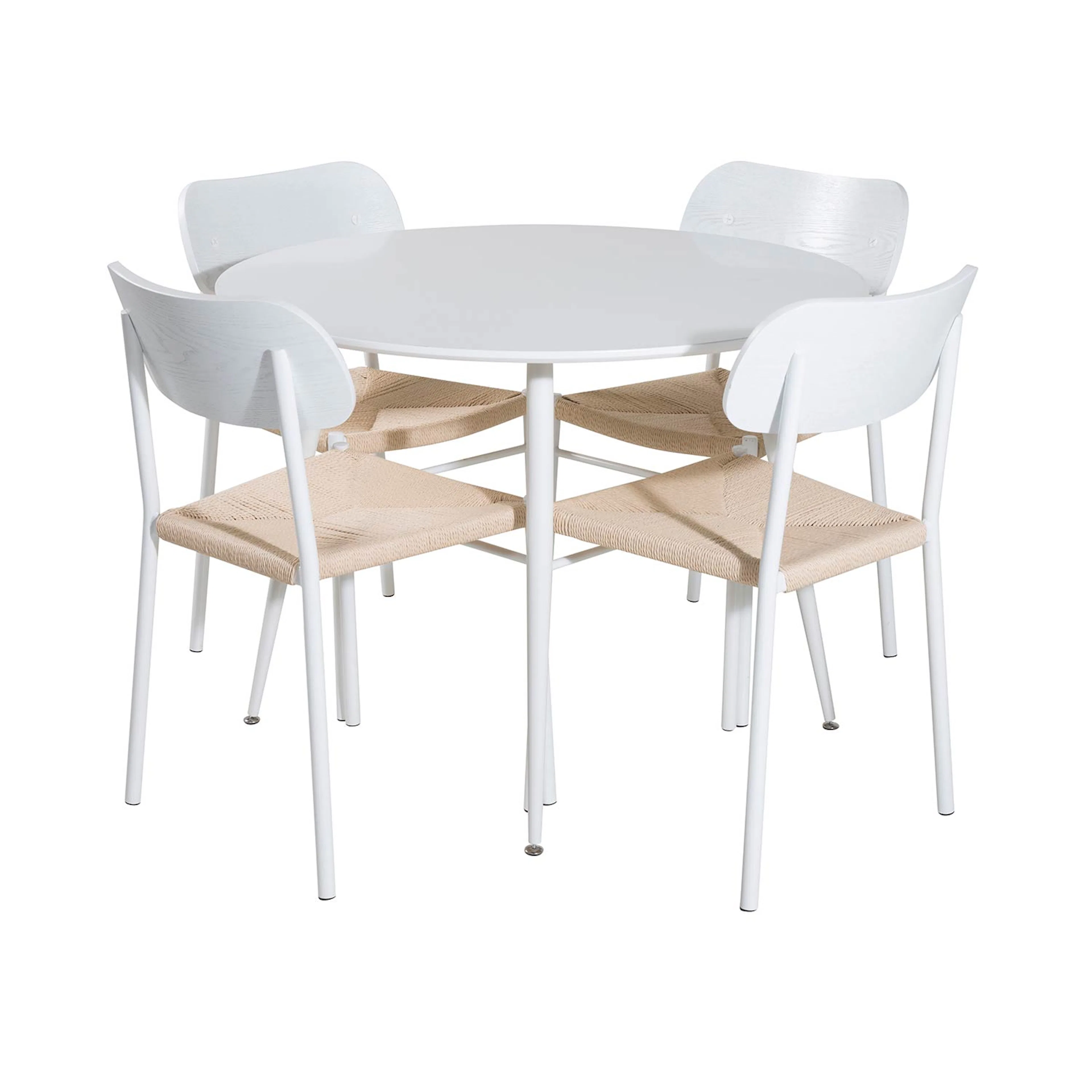 Matgrupp Venture Home Plake med 4 Peggy Stolar Runt