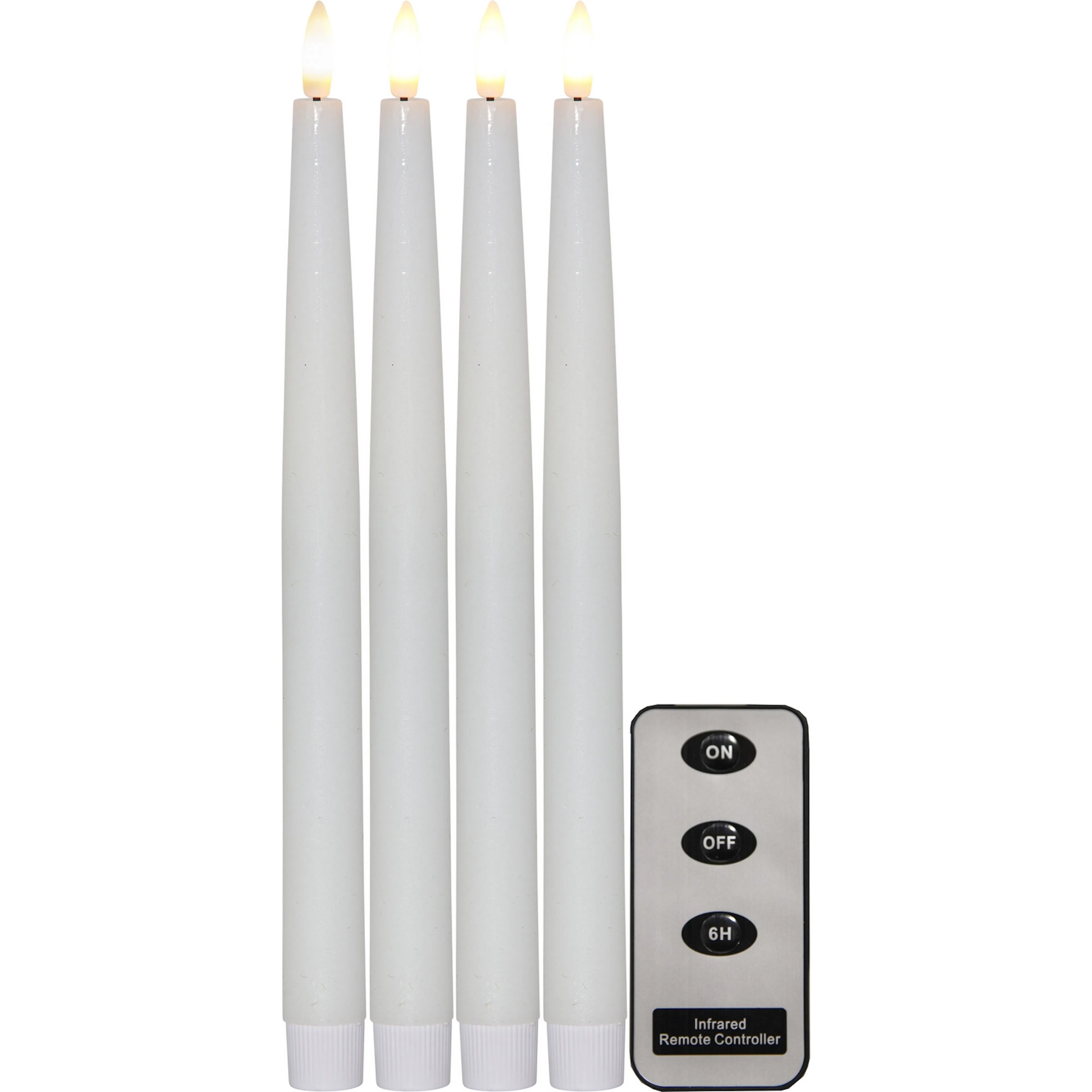 Antikljus Star Trading Flamme 4-pack 28,5 cm