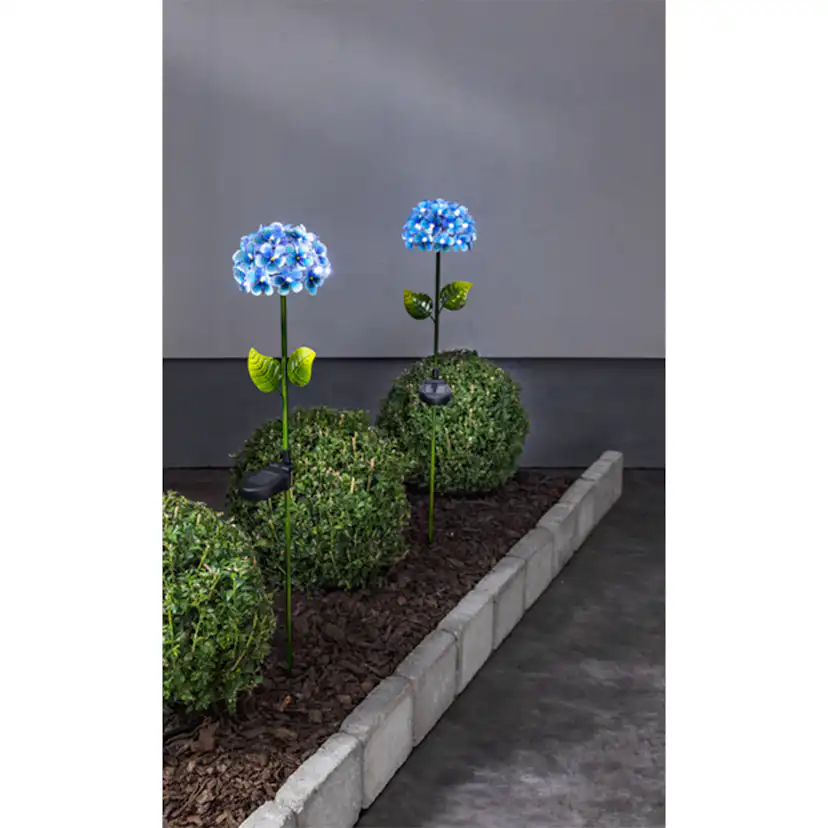 Solcellslampa Star Trading Hortensia