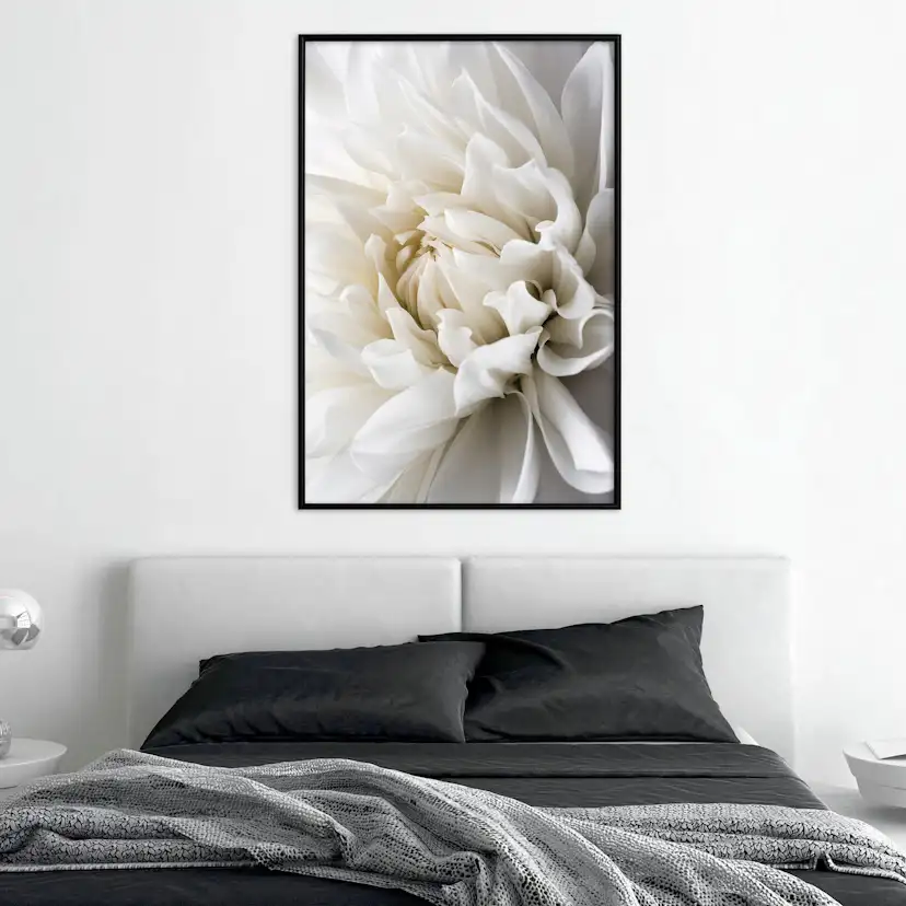 Poster Artgeist Affisch White Dahlia