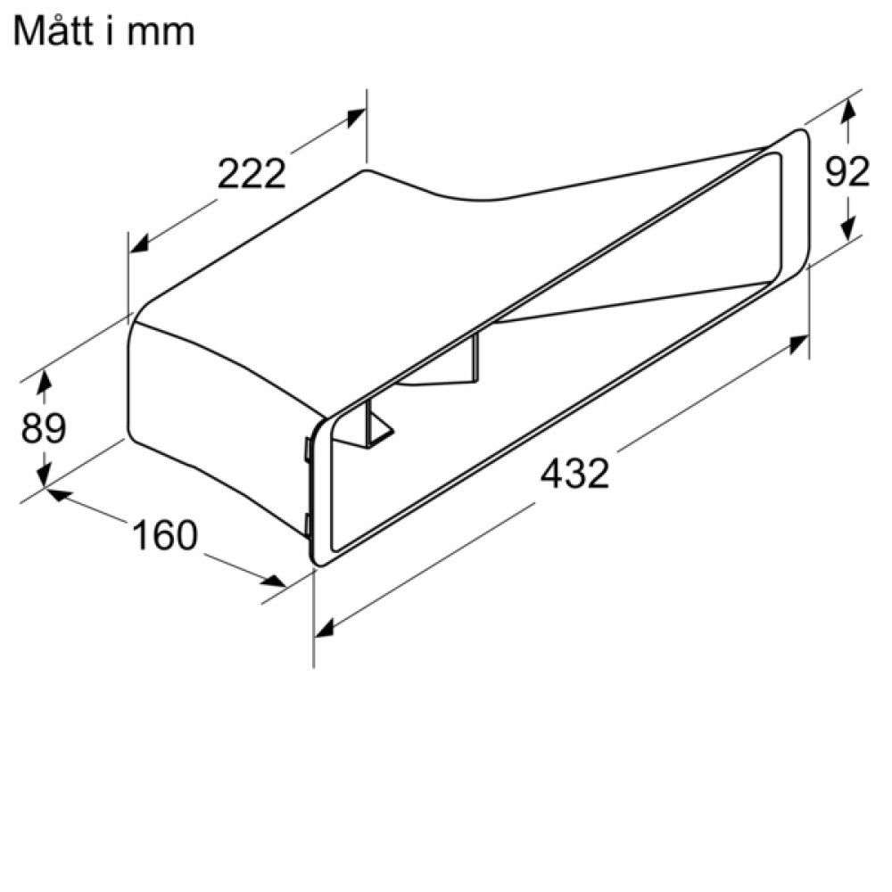 Installationstillbehör Bosch HEZ9VRPD1 Till Fläkt/Fläktkanal