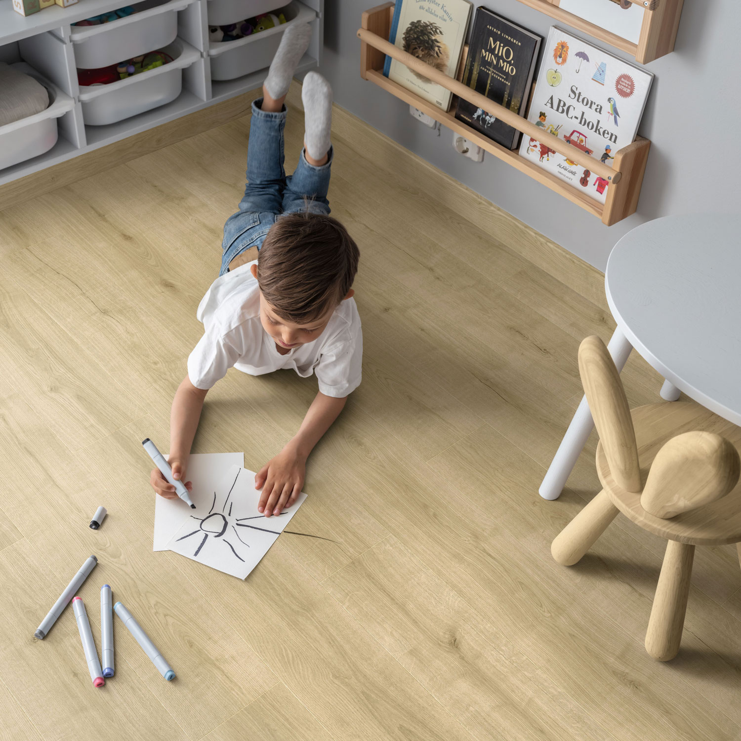 Vinylgolv Pergo Glomma Pad Pro Bright Hill Oak