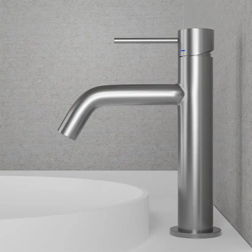 Tvättställsblandare Scandtap Steel Voyage Medium