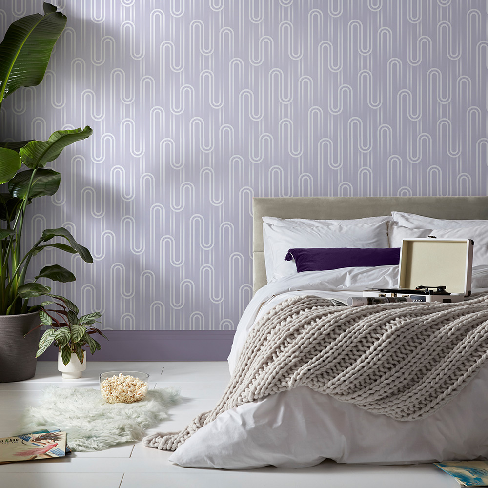 Tapet Envy. Ups n Downs Lavender