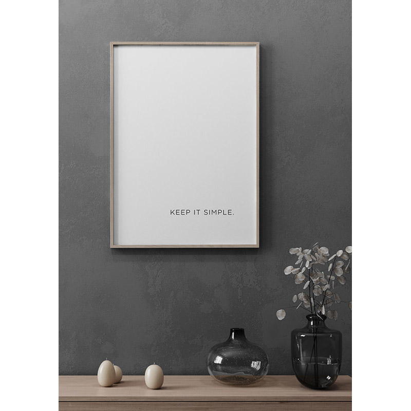 Poster Gallerix Keep It Simple