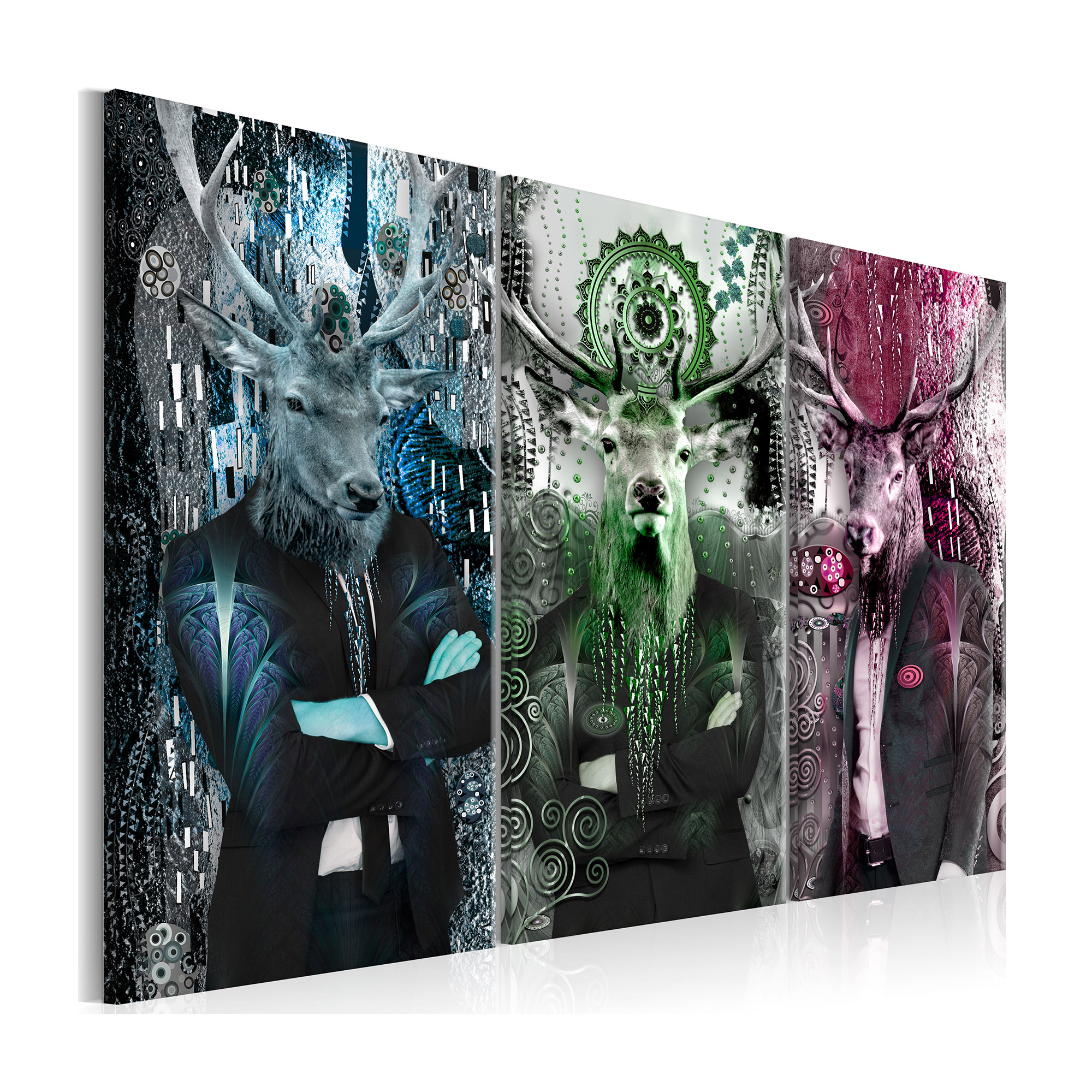 Tavla Arkiio Animal Trio Färgglad 3 delar