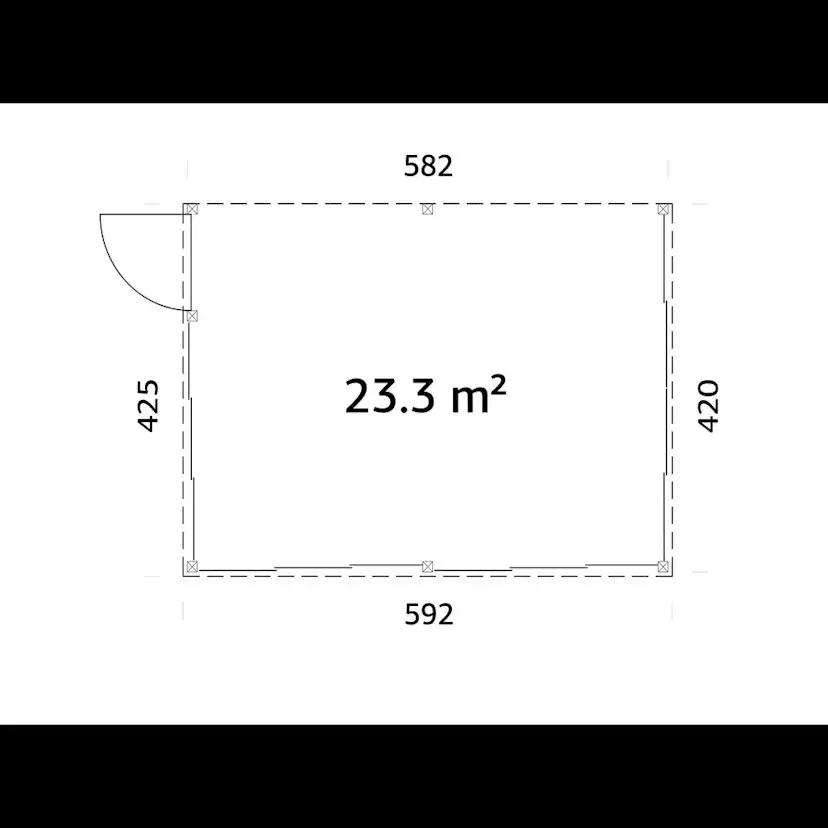 Uterum Palmako Lumi 24,5 m² (inv. 23,3 m²) Slide