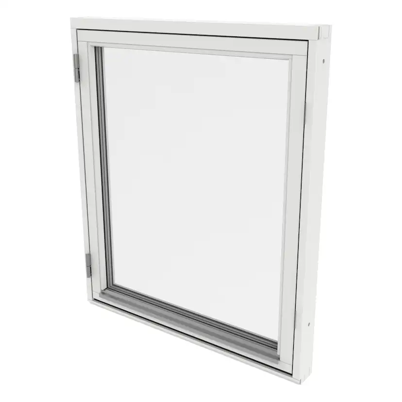 Sidohängt Fönster Outline 3-Glas Trä