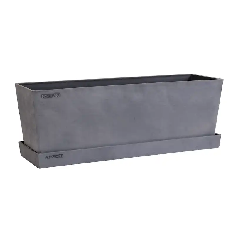 Fat Greenline Michelangelo 50x15 Antracit Till Krukor