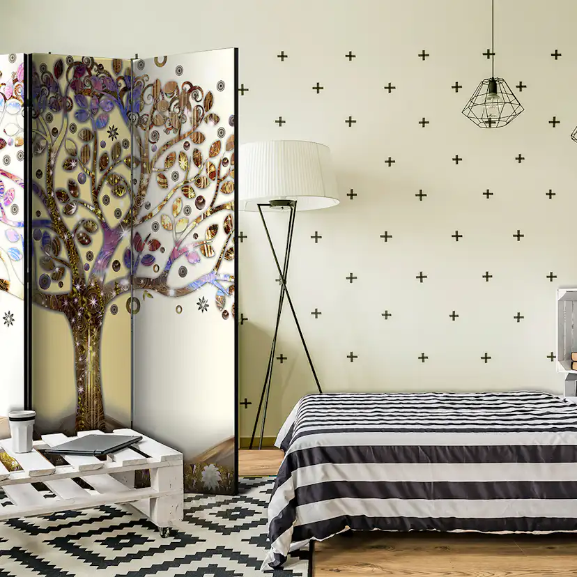 Rumsavdelare Skärmvägg Arkiio Golden Tree 135x172 cm