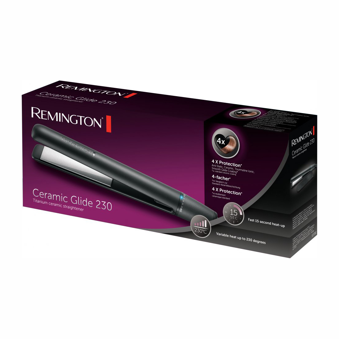 Plattång Remington S3700 Ceramic Glide 230