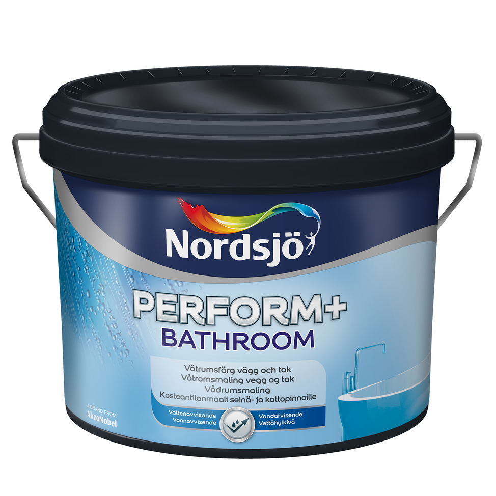 Våtrumsfärg Nordsjö Perform+ Bathroom Vit
