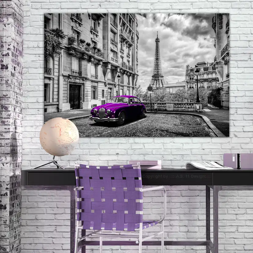 Tavla Arkiio Car In Paris Violett
