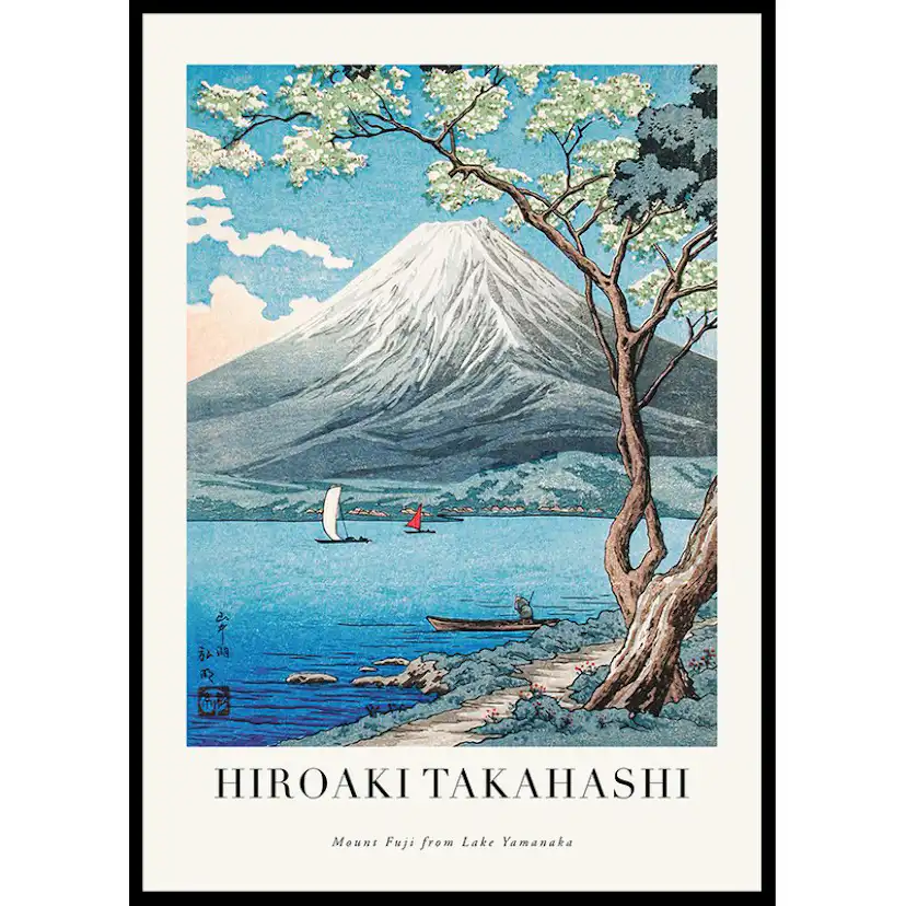 Poster Gallerix Mount Fuji From Lake Yamanaka By Hiroaki Takahashi