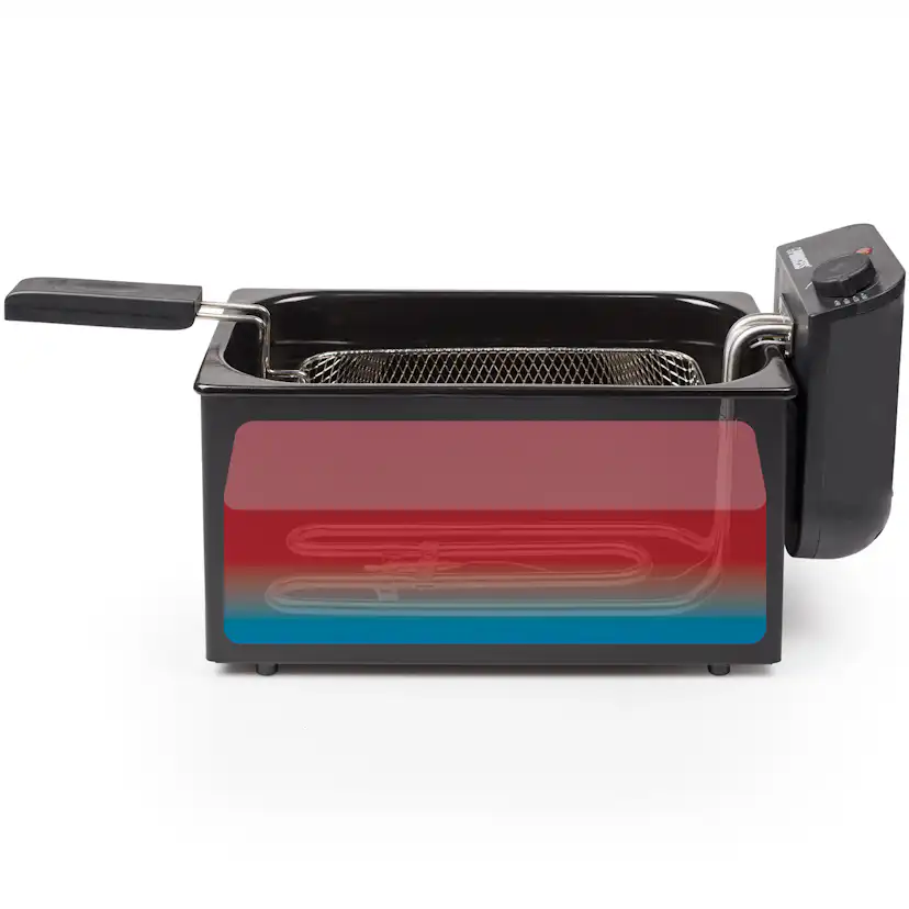 Fritös Princess 3l Rostfritt Stål Svart