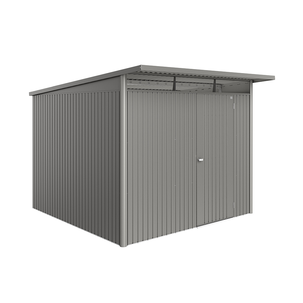 Redskapsbod Biohort Avantgarde Eco A7 Metallic Kvartsgrå Standarddörr