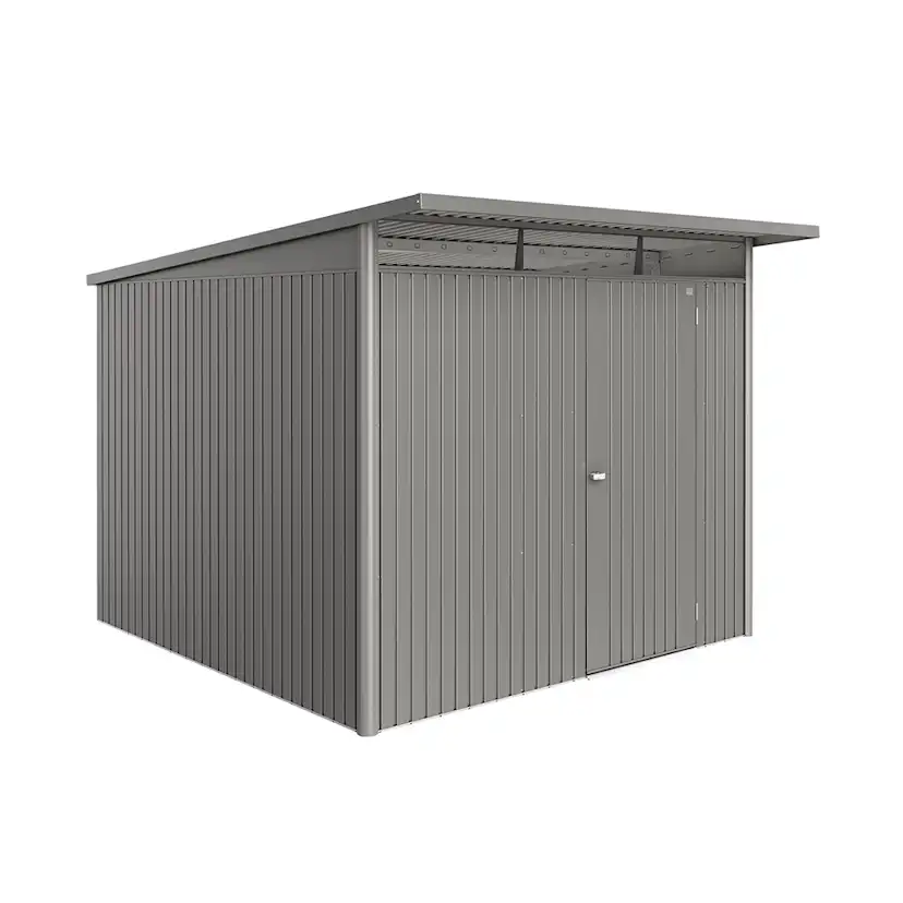 Redskapsbod Biohort Avantgarde Eco A7 Metallic Kvartsgrå Standarddörr