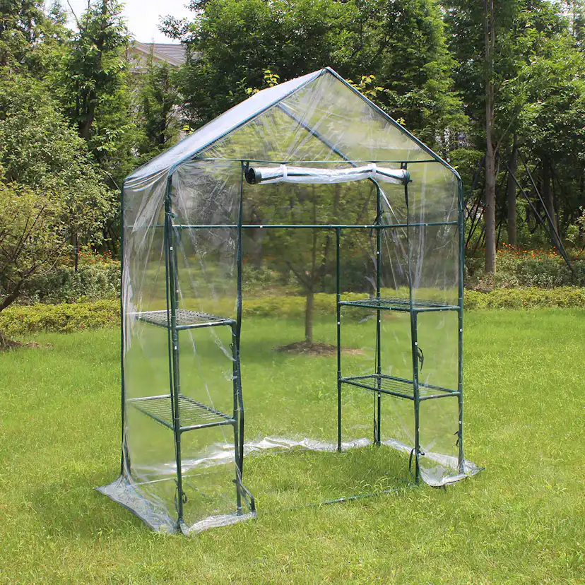 Växthus Metalcraft 1,04 kvm Transparent Rektangulärt