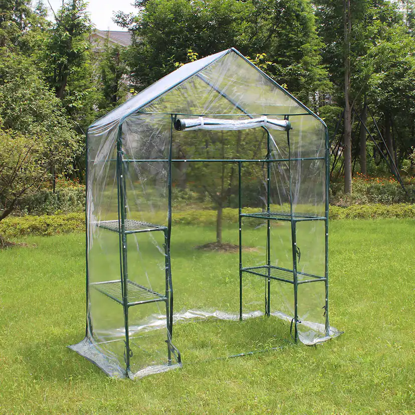 Växthus Metalcraft 1,04 kvm Transparent Rektangulärt