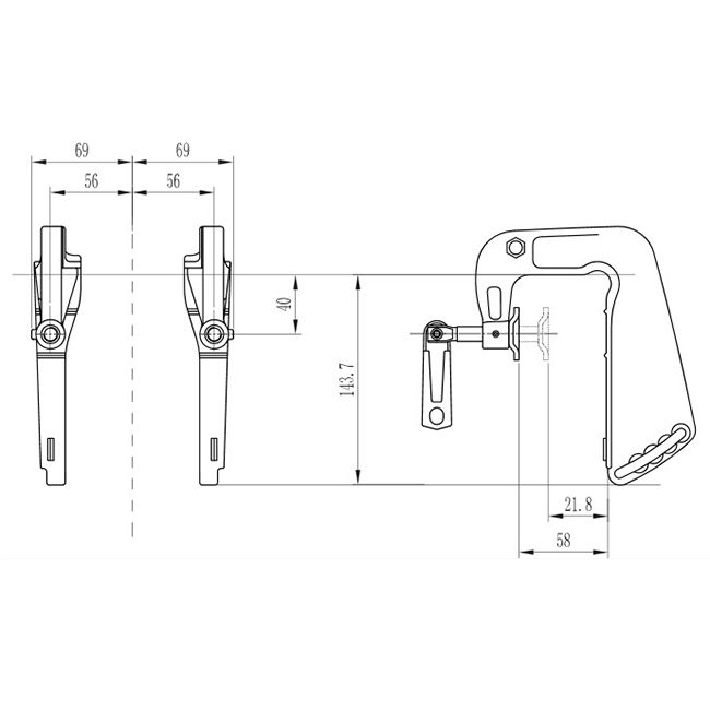 Utombordsmotor Parsun 4-Takts Kort Rigg 2.6hk