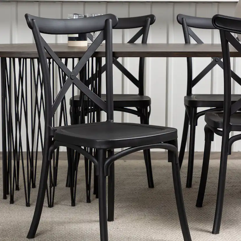 Matgrupp furniture/fashion Stone med 4 Crosett Stolar